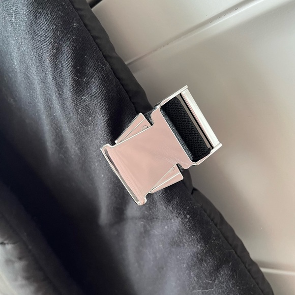 Zara double sided scarf with chrome buckle - Picture 5 of 7